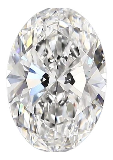2.0 Carat D VVS2 Oval Lab Diamond