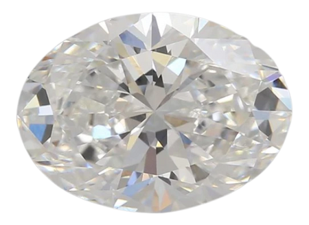2.0 Carat D VVS2 Oval Lab Diamond