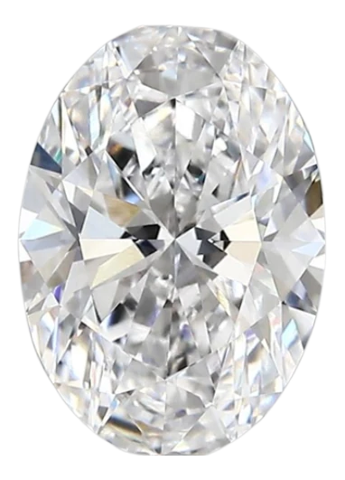 2.01 Carat D VVS2 Oval Lab Diamond