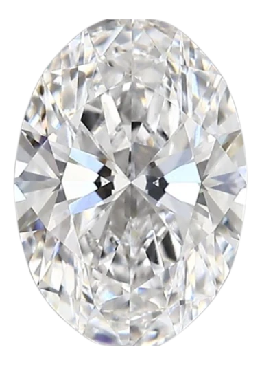 2.01 Carat D VVS2 Oval Lab Diamond