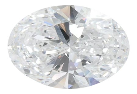 2.01 Carat D VVS2 Oval Lab Diamond