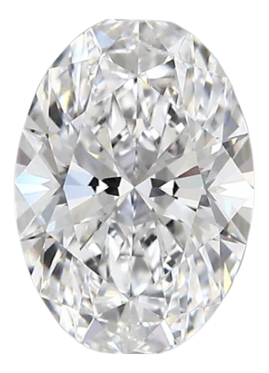 2.01 Carat D VVS2 Oval Lab Diamond