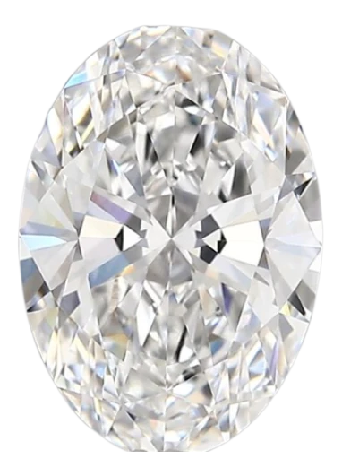 2.03 Carat D VVS2 Oval Lab Diamond