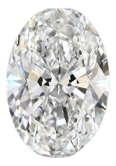 2.04 Carat D VVS2 Oval Lab Diamond