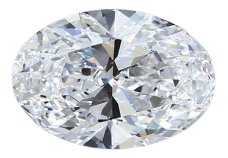 2.09 Carat D VS1 Oval Lab Diamond