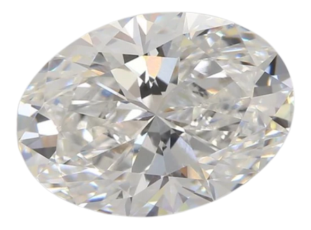 2.53 Carat E VVS2 Oval Lab Diamond