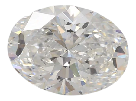 2.53 Carat E VVS2 Oval Lab Diamond