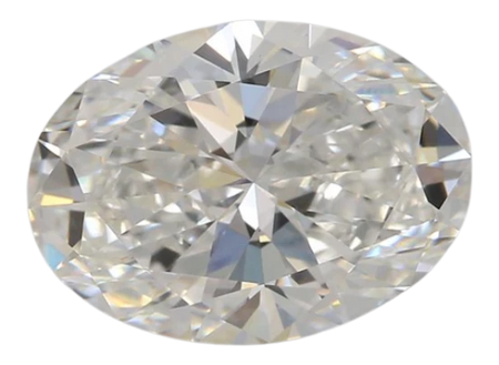 2.53 Carat E VVS2 Oval Lab Diamond