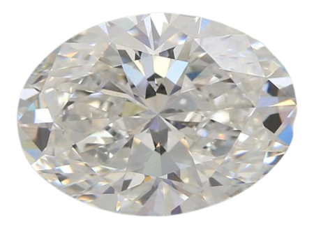 2.55 Carat E VVS2 Oval Lab Diamond