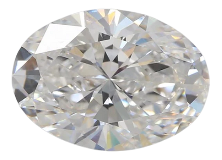 2.55 Carat E VVS2 Oval Lab Diamond