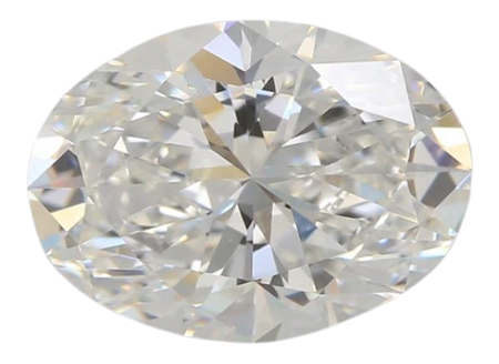 2.55 Carat E VVS2 Oval Lab Diamond