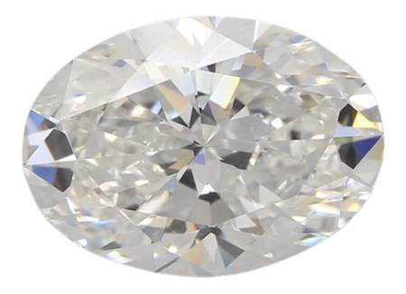 2.55 Carat E VVS2 Oval Lab Diamond