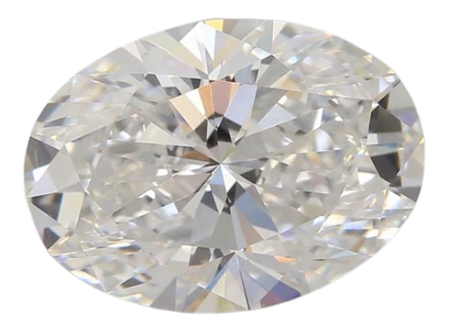 2.57 Carat E VVS2 Oval Lab Diamond