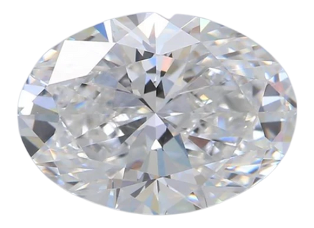 2.59 Carat E VVS2 Oval Lab Diamond