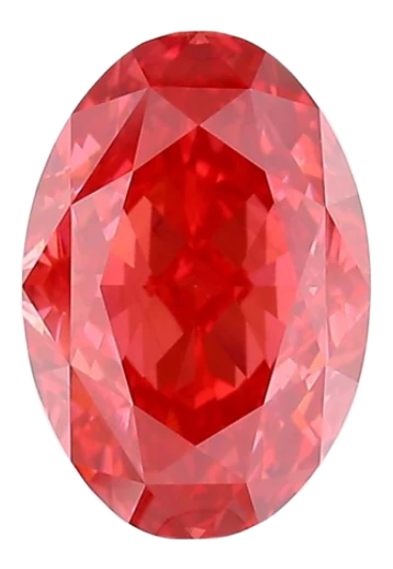 2.61 Carat Pink VS2 Oval Lab Diamond