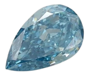 0.29 Carat Blue VS2 Pear Lab Diamond