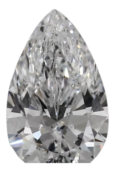 0.35 Carat D VVS2 Pear Lab Diamond