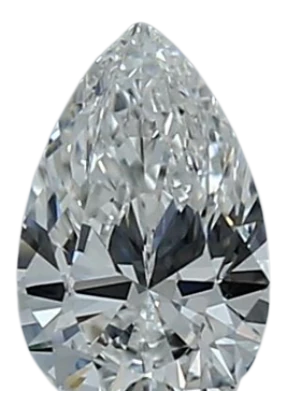 0.36 Carat D VVS1 Pear Lab Diamond