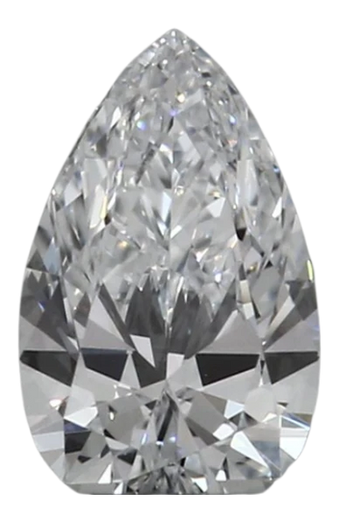0.36 Carat E VVS1 Pear Lab Diamond