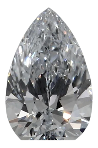 0.37 Carat F VVS1 Pear Lab Diamond