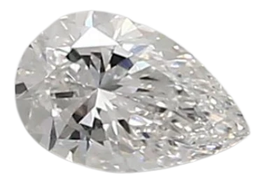 0.38 Carat E VVS2 Pear Lab Diamond