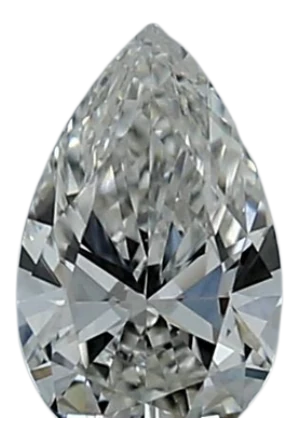 0.39 Carat G VVS2 Pear Lab Diamond