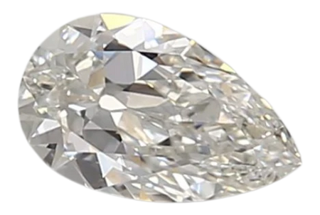 0.41 Carat F VVS1 Pear Lab Diamond