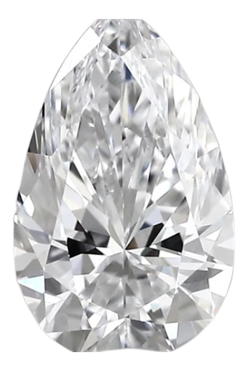 0.41 Carat E VVS2 Pear Lab Diamond
