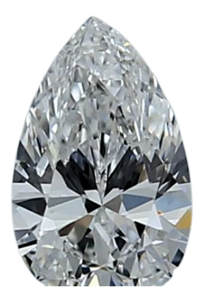 0.41 Carat E VVS2 Pear Lab Diamond
