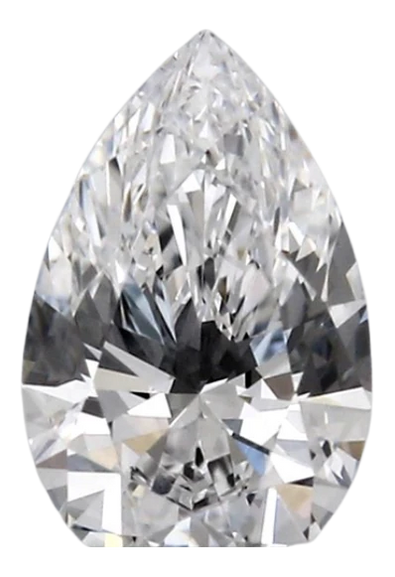 0.42 Carat D VS1 Pear Lab Diamond