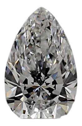 0.42 Carat D VS1 Pear Lab Diamond