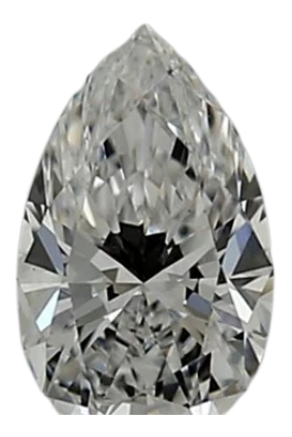 0.42 Carat D VS1 Pear Lab Diamond