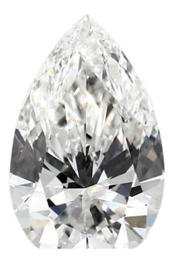 0.42 Carat F VVS1 Pear Lab Diamond