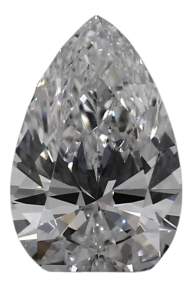 0.42 Carat E VVS2 Pear Lab Diamond