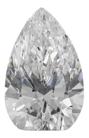 0.42 Carat E VVS2 Pear Lab Diamond