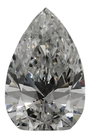 0.42 Carat G VVS2 Pear Lab Diamond
