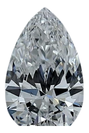 0.43 Carat D VS2 Pear Lab Diamond
