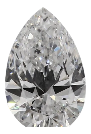 0.43 Carat D VS2 Pear Lab Diamond