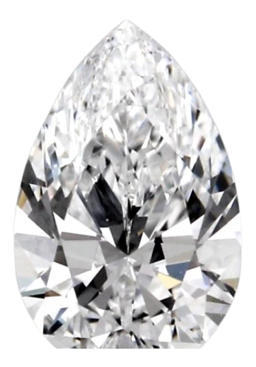 0.43 Carat D VVS1 Pear Lab Diamond