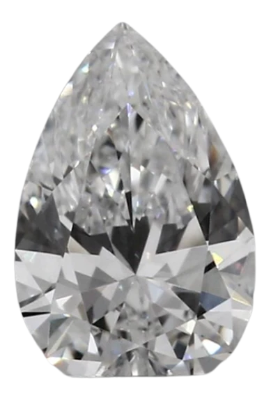 0.43 Carat E VVS1 Pear Lab Diamond