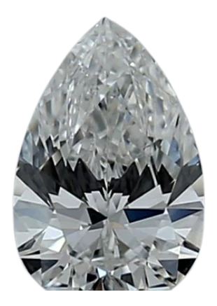 0.43 Carat E VVS1 Pear Lab Diamond