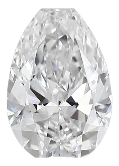 0.43 Carat E VVS1 Pear Lab Diamond