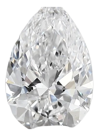 0.43 Carat D VVS2 Pear Lab Diamond