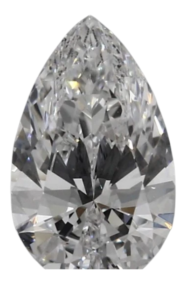 0.43 Carat D VVS2 Pear Lab Diamond