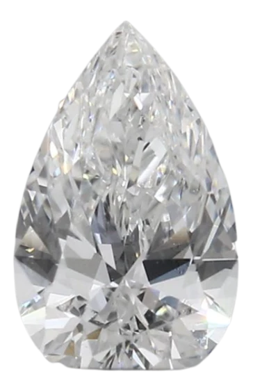 0.43 Carat E VVS2 Pear Lab Diamond