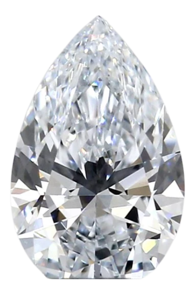 0.43 Carat F VVS2 Pear Lab Diamond