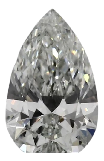 0.43 Carat H VVS2 Pear Lab Diamond