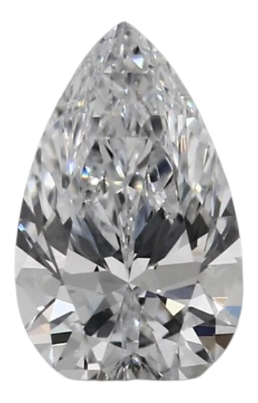 0.44 Carat E VVS1 Pear Lab Diamond