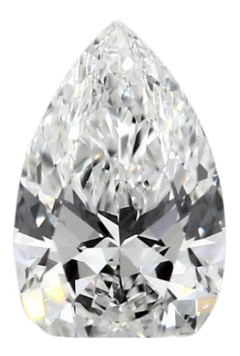 0.44 Carat F VVS1 Pear Lab Diamond