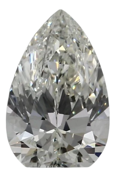 0.44 Carat H VVS1 Pear Lab Diamond